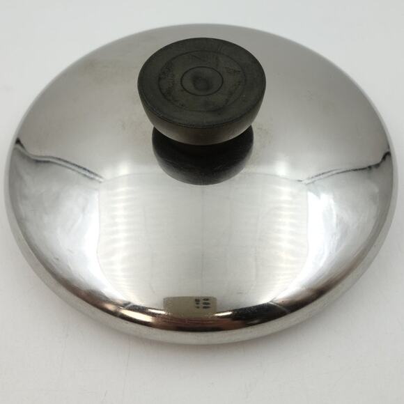 Vintage Revere Ware Stainless Steel Pot Lid 5 7/8 OD, 5.25 ID, PRE-OWNED - Picture 1 of 4